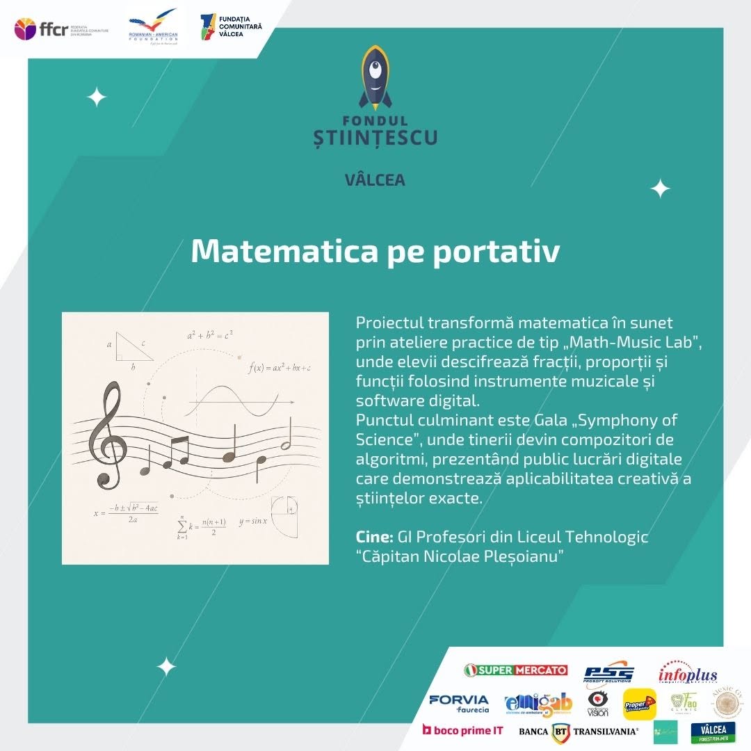 Matematica pe portativ - 1